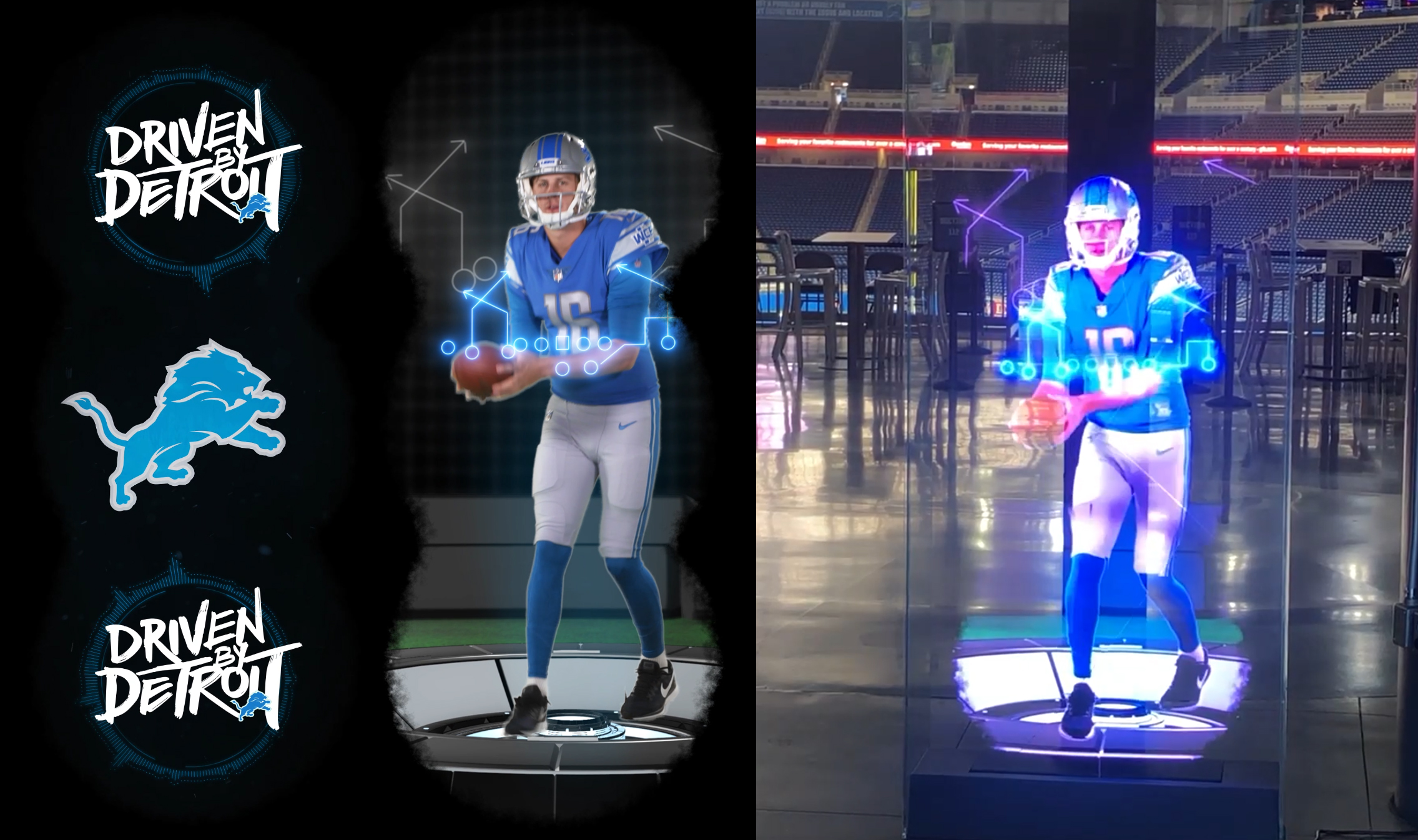 Detroit Lions Human Hologram